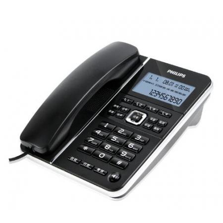 飞利浦(PHILIPS）电话机座机 固定电话 办公家用 一键拨号 转接 来电报号 CORD228