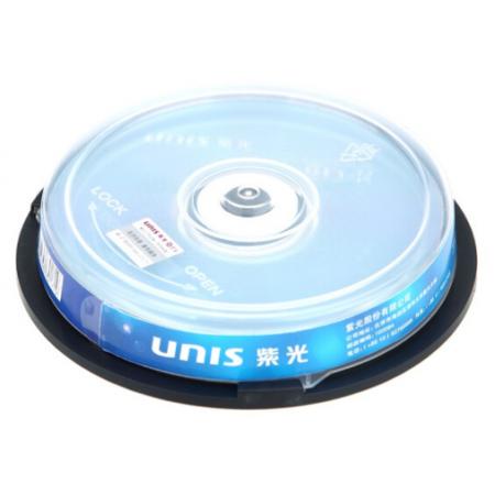紫光（UNIS）BD-R 蓝光刻录盘 空白光碟 6速 25G 桶装10片刻录光盘