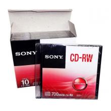 SONY/索尼  光盘 车载cd空白光盘 700M 刻录盘 CD-R（1-48X） 单片装（带独立包装盒）