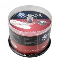 惠普HP 16速 DVD 空白光盘 4.7g 刻录盘 50片桶装 空白dvd刻录碟片 DVD-R 50片桶装