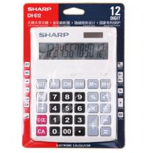 夏普SHARP CH-D12  计算器 办公商务型计算器 黑色 CH-D12 中号