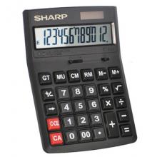 夏普SHARP CH-D12  计算器 办公商务型计算器 黑色 CH-D12 中号