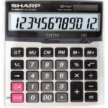 夏普（SHARP） EL-D1200 12位数大显示大按键 台式计算器 中号