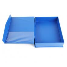 齐心(Comix)A1296 35mm档案盒 A4文件盒 磁扣式资料盒 蓝色 办公文具