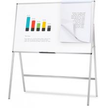 AUCS 150*90cm 白板支架式移动写字板 办公教学会议黑板磁性大白板 QUR1590H