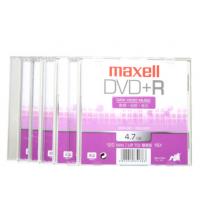 麦克赛尔（maxell）DVD+R光盘 刻录光盘 光碟 空白光盘 16速4.7G台产 1片盒装，5盒/包
