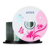 紫光（UNIS）CD-R 52速 700M 碟之恋系列 桶装50片 刻录盘