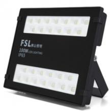 佛山照明（FSL）大功率投光灯LED户外防水投射灯泛光灯100W白光6500K反光杯FZ58系列