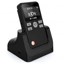 飞利浦（PHILIPS）VTR7600 8G 多功能随身语音机 大功率 录音笔 黑色