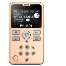 飞利浦（PHILIPS）VTR7600 8G 多功能随身语音机 大功率 录音笔 金色