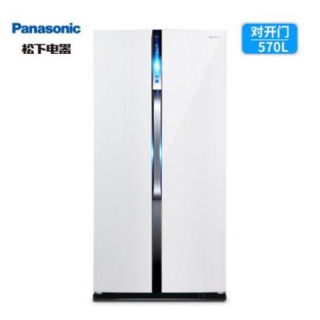 松下(Panasonic)NR-W56S1-W 570升对开门变频风冷无霜冰箱 AG银离子双循环制冷