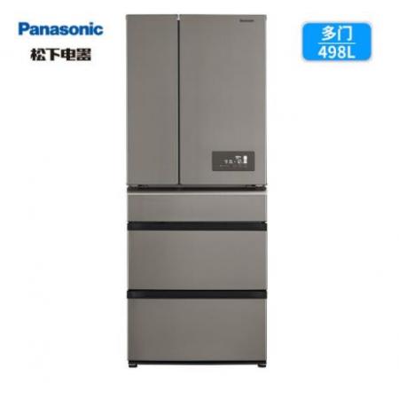 松下(Panasonic)NR-EE50TP1-S 498升多门变频风冷无霜冰箱 大容量顶置压缩机