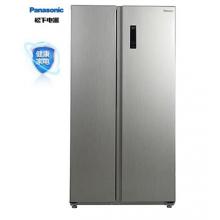 松下（Panasonic）570升大容量对开门冰箱 0.1度调节 银离子抗菌装置 一键速冻 NR-EW57S1-S