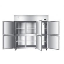 海尔 Haier 商用不锈钢六门厨房冰箱 立式双温冰柜冷柜 SL-1450C3D3