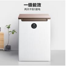 美的(Midea)150升 迷你小冷柜 冷藏冷冻变温柜 抑菌净味 一级能效 单温小冰箱 (白色) BD/BC-150KEV