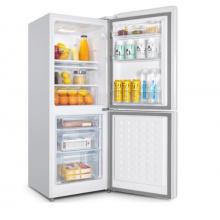 TCL 163升 小型双门电冰箱 迷你节能 小冰箱 冰箱小型便捷 HIPS环保内胆（芭蕾白）BCD-163KF1