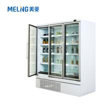美菱（MELING）1.8米大容量冷冻冰柜 商用无霜风冷立式饮料冷柜 速冻雪柜MLDS-1.8Y76HR