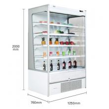 美菱（MELING）1.25米商用立式冷藏冰柜 喷雾点菜冷柜MLCF-1.3Y76HR