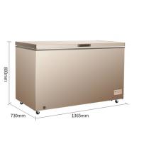 美菱(MELING) 426升 一级能效 商用单温电控大容量冰柜 冷藏冷冻转换 卧式大冷冻柜  BC/BD-426DTE