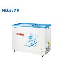 美菱（MELING）229升商用 冰柜 玻璃推拉门单温一室冷藏冷冻转换变温卧式冷柜SC/SD-229GT