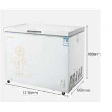美菱(MELING)300升 冰柜 冷藏冷冻单温转换冷柜 一级能效 大冷冻卧式变温 BC/BD-300DT