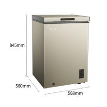 美菱(MELING)100升 一级能效冷藏冷冻转换冰柜 迷你静音小冷柜 单温顶开门 BC/BD-100DT