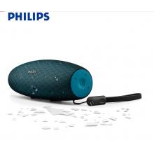 飞利浦(PHILIPS)BT7900A 音乐大号角 便携蓝牙音箱 桌面音响 户外防水迷你音箱 低音炮 免提通话 蓝色