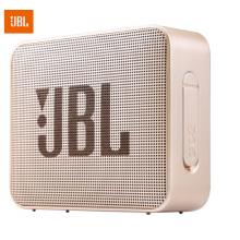 JBL GO2 音乐金砖二代 便携式蓝牙音箱+低音炮 户外音箱 迷你小音响 可免提通话 防水设计 香槟金