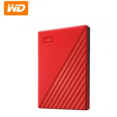 西部数据(WD)1TB USB3.0移动硬盘My Passport随行版 2.5英寸红色