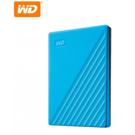 西部数据(WD)1TB USB3.0移动硬盘My Passport随行版 2.5英寸 蓝色(密码保护 自动备份)WDBYVG0010BBL