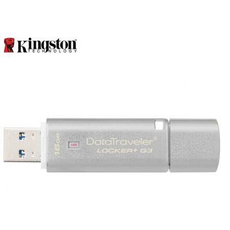 金士顿（Kingston）u盘USB3.0 DTLPG3硬件金属加密U盘搭挂绳 16G 读取135M/s 写入40M/s