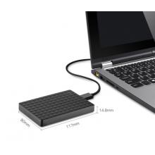 希捷(Seagate)1TB USB3.0移动硬盘 睿翼 2.5英寸 (高速稳定 轻薄便携 磨砂质感 黑钻版)
