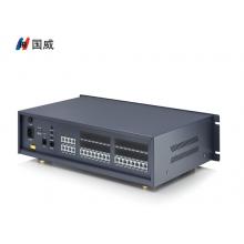 国威（HB）GW800系列 集团程控机架式电话交换机 4外线24分机 电脑管理 叫醒远端维护功能