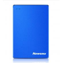 纽曼（Newsmy）320GB USB3.0 移动硬盘 清风金属版 2.5英寸 海岸蓝 金属散热防划防磁防震 海量数据存储备份