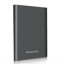  纽曼（Newsmy）2TB USB3.1（Type-C）移动硬盘 明月 2.5英寸 烟雨灰 金属散热防震防磁防磨 海量数据存储拷贝