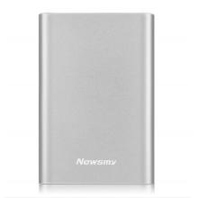 纽曼Newsmy移动硬盘500GB USB3.1（Type-C） 明月 2.5英寸 溪月银 金属散热防震防磁防磨 海量存储拷贝