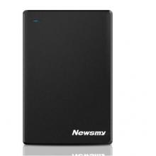 纽曼（Newsmy）1TB USB3.0 移动硬盘 清风金属版 2.5英寸 黎明黑 金属散热防划防磁防震 海量数据存储备份