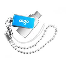 爱国者（aigo）32GB Micro USB USB2.0 手机U盘 U286 蓝色 双接口手机电脑两用