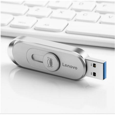 联想（Lenovo）小新U盘 64GB USB3.0 小新X1优盘 滑盖设计 高速读写 金属边框 银色