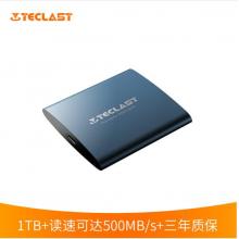 台电（Teclast）1TB Type-c USB3.1 移动硬盘 固态（PSSD） S20系列 防震防摔 读速可达500MB/S 以换代修