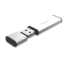 朗科（Netac）USB2.0 安卓手机 U盘U211S 双接口全金属直插式迷你优盘 浅灰色 32GB 单个装