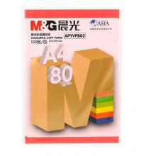 晨光(M&G)文具A4/80g深红色办公复印纸100张/包APYVPB02