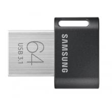 三星（SAMSUNG）64GB USB3.1 U盘 FIT升级版+ 黑色 读速200MB/s 高速车载，小巧迷你（Gen 1）