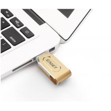 忆捷(EAGET) 128GB Lightning USB3.0 苹果U盘 i80苹果MFI认证指纹加密iphone/ipad轻松扩容