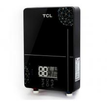 TCL 即热式电热水器 家用淋浴洗澡智能变频恒温快速热免储水电热水器 功率可调节6KW TDR-602TM黑色 不包安装