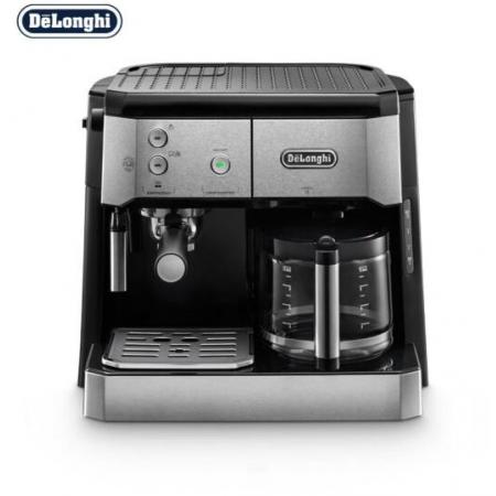 德龙（Delonghi）咖啡机 半自动咖啡机 泵压滴滤二合一 BCO421.S