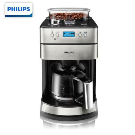飞利浦（PHILIPS）咖啡机全自动现磨一体带咖啡豆研磨功能 HD7751/00