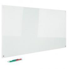 AUCS傲世 钢化玻璃白板60*90cm 磁性玻璃写字板黑板挂墙办公室会议培训开会白班板