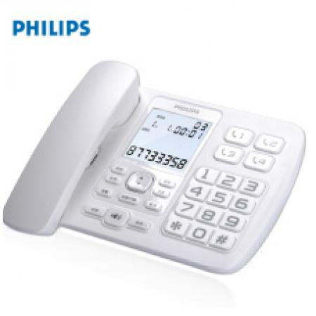 飞利浦  电话机  CORD168 白色