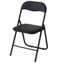 华恺之星 折叠椅凳子 电脑椅办公椅子培训会议椅 折叠靠背椅XK1030黑色